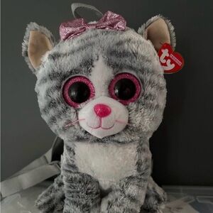 Ty Kiki the Cat Plush backpack